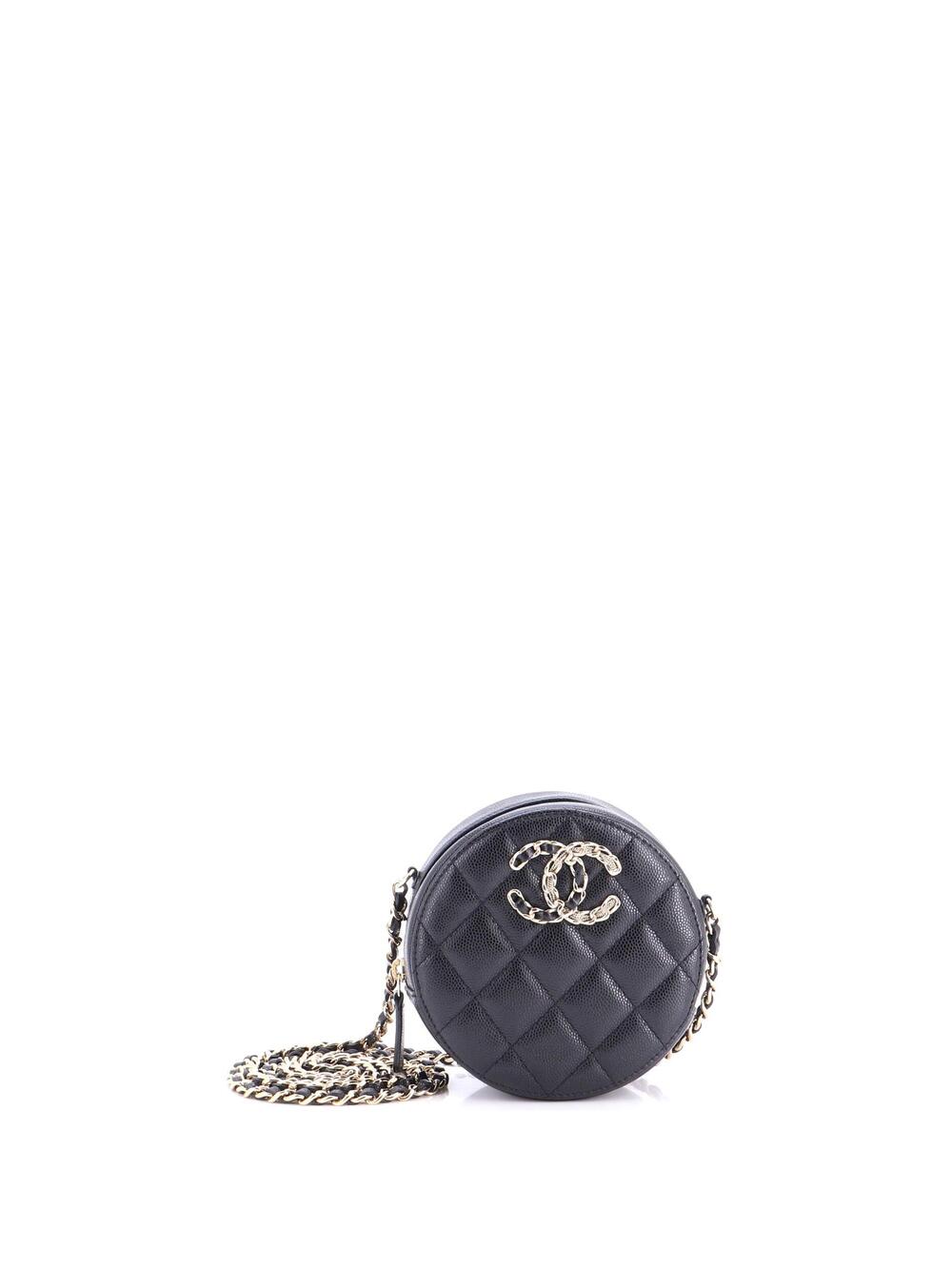 Chanel French New Wave Round Clutch #277213C38B